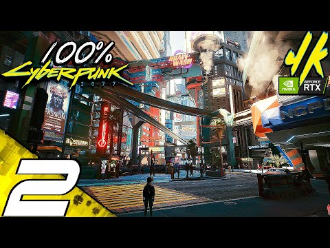 CYBERPUNK 2077 - 100% Gameplay Walkthrough Part 2 - Arasaka Heist (PC ULTRA 4K 60FPS RTX)