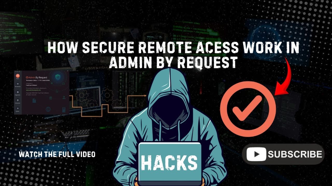 How Does Secure Remote Access Work in Admin by Request