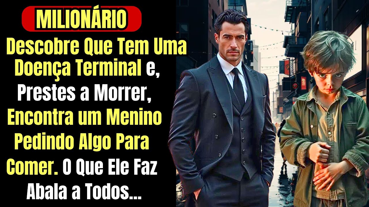 Milionário Descobre Que Tem Uma Doença Terminal e, Prestes a Morrer, Encontra um Menino Pedindo...