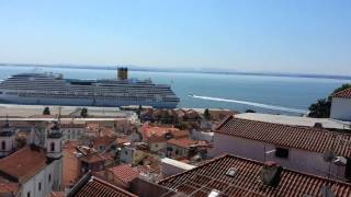 preview picture of video 'EUROTRIP #RCLICHE - Lisboa e a vista do Miradouro Santa Luzia'