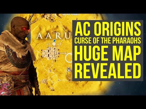 Assassin's Creed Origins Curse of the Pharaohs Map REVEALED (AC Origins Curse of the Pharaohs Map) Video