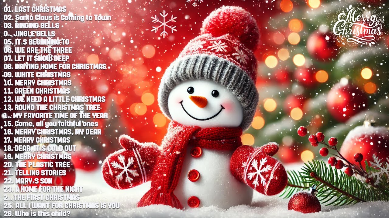 Top Christmas Songs of All Time 🎄 Top Christmas Songs Playlist 2025 🎅🏻 1 Hour Christmas Carols 2025