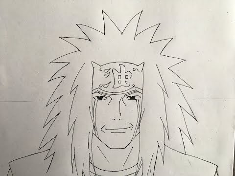 How to draw Jiraiya (Naruto) - YouTube