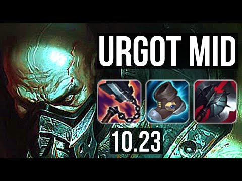URGOT vs LUX (MID) | 12/1/3, 400+ games, Dominating | NA Diamond | v10.23