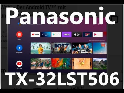 TV Panasonic TX-32LST506 erst Einrichtung, Programme suchen und sortieren￼