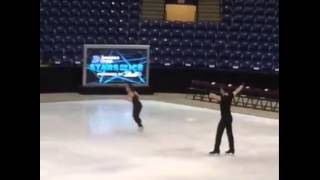 Duhamel/Radford landed throw 4 lutz