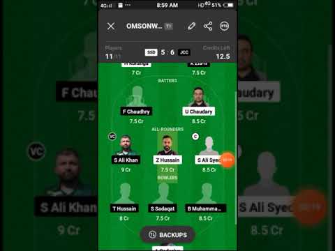 SSD vs JCC Dream11 Team | SSD vs JCC Dream11 | SSD vs JCC Dream11 Prediction ECS Sweden T10