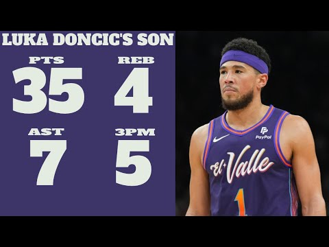 Devin Booker 35 Pts, 7 Ast, 5 Threes vs Hornets Dec. 29, 2023 #nba #devinbooker #phoenixsuns #suns