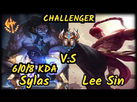 KT UmTi (SYLAS) vs LEE SIN - 6/0/8 KDA JUNGLE CHALLENGER GAMEPLAY - KR v9.7