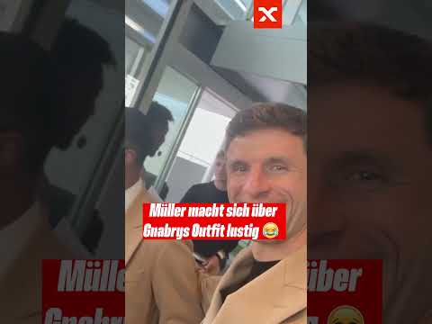 Müller macht sich über Gnabry lustig! 😂 #shorts