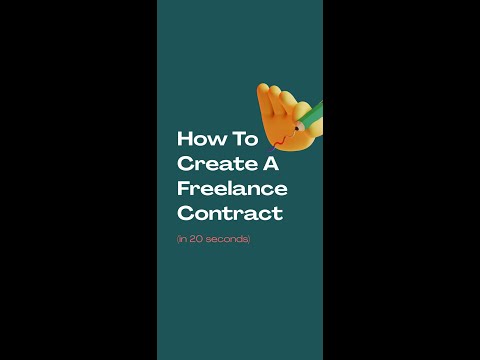 , title : 'How To Make A Freelance Contract in Less Than 30 Seconds'