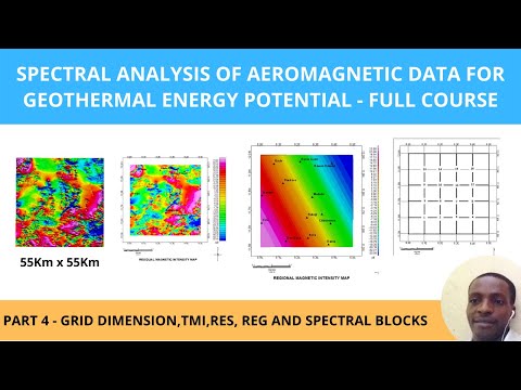 (Part 4) Spectral Analysis of Aeromagnetic Data For Geothermal Energy Potential - Full Course