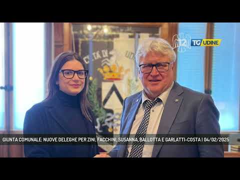 GIUNTA COMUNALE: NUOVE DELEGHE PER ZINI, FACCHINI, SUSANNA, BALLOTTA E GARLATTI-COSTA | 04/02/2025