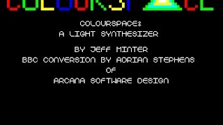 REVIEW OF COLOURSPACE (BBC MODEL B, LLAMASOFT, 1983)