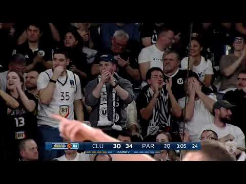 AdmiralBet ABA League 2025/26, highlights, R9: U-BT Cluj-Napoca - Partizan Mozzart Bet (7.12.2025)