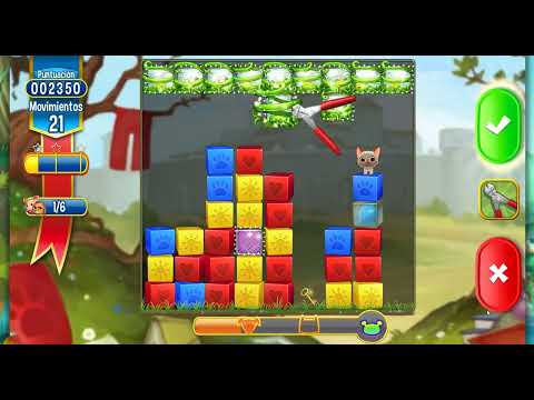 Pet Rescue Saga Nivel 2487 sin booster.-