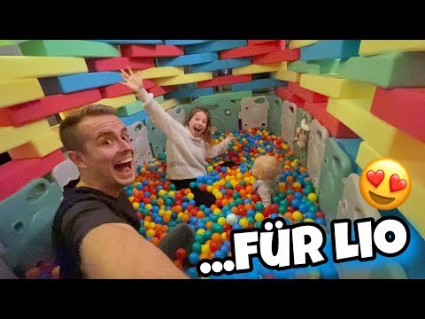Wir bauen ein XXXL Bällebad 😍