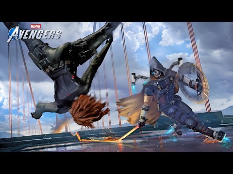 Marvel's Avengers _ Gameplay Black Widow Vs Taskmaster Boss Fight [2K 60 FPS]