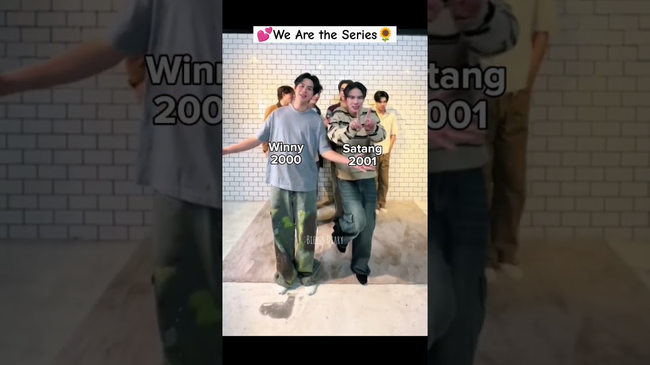 We are the Series Casts 💕🌻 #pondphuwin #winnysatang #aouboom #marcpoon #wearetheseries