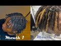 7 MONTH LOC JOURNEY Frizz Budding COMB COIL STARTER LOCS