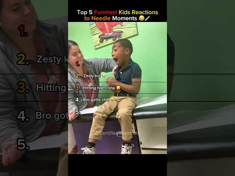 Top 5 Funniest Kids Reactions to Needle Moments (Kids vs Needles!) 😂💉