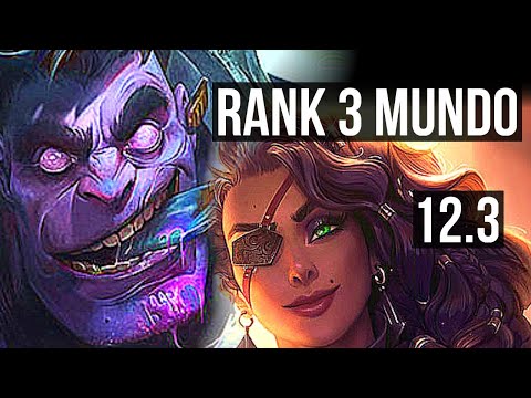 DR. MUNDO & Senna vs SAMIRA & Pyke (ADC) (DEFEAT) | Rank 3 Mundo, 3/1/2 | KR Grandmaster | 12.3