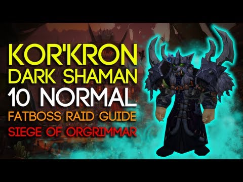 Kor'kron Dark Shaman 10 Man Normal Siege of Orgrimmar Guide - FATBOSS