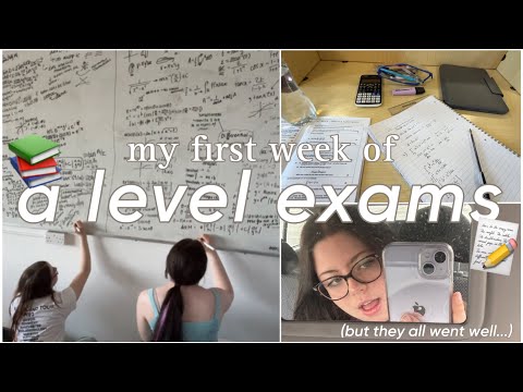 My FIRST week of A LEVEL EXAMS 📚 a level exam diary 2023 💞