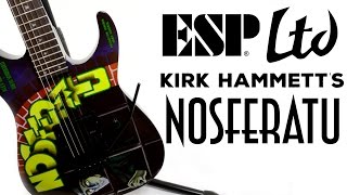 Video thumbnail for ESP Ltd - Kirk Hammett's Signature Nosferatu - Pure Horror! by GUITARGUITAR