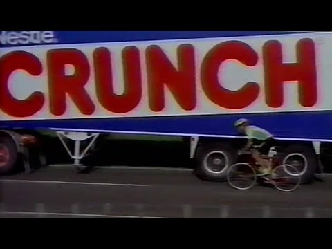 Nestle Crunch Bar Cyclist Commercial 1992 (Full Version)