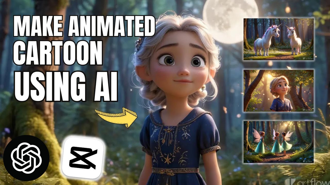 Full Course - How to Create 3D AI Animated Story Videos For Free with AI