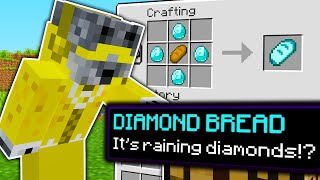 Minecraft Manhunt, But There's OP Custom Bread...