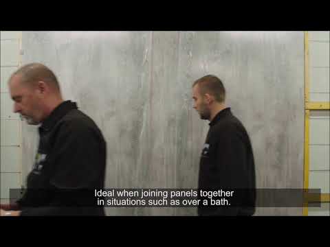 Multipanel Wall Boarding Hydrolock Joining system