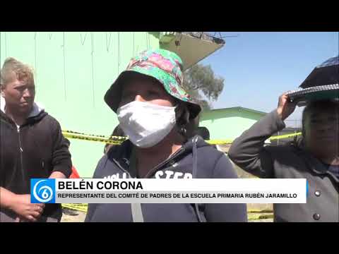 Foco de infección por basurero en la escuela primaria Rubén Jaramillo, en Valle de Chalco
