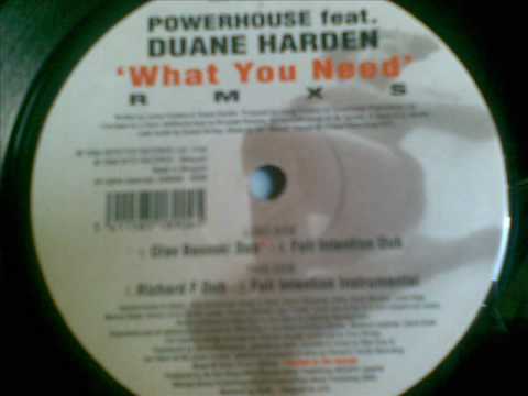Powerhouse feat.Duane Harden-What you need remixes (Full intention instrumental) 1999