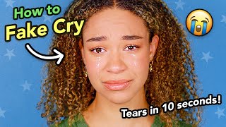 How To Cry on Command! (4 FAST &amp; EASY Acting Tips to Fake Cry on Cue!)