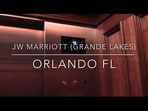Low Rise - Otis Series 4 Traction elevator at JW Marriott Grande Lakes in Orlando FL