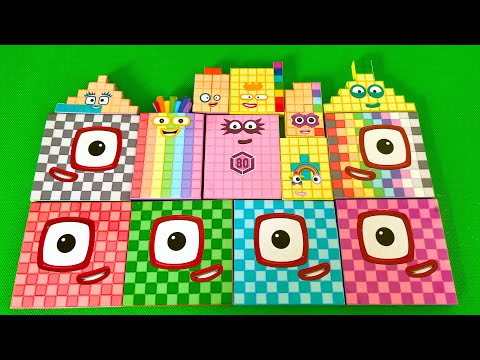 Looking for Numberblocks Puzzle Tetris NEW 2376 Space ASMR |  Numberblocks Satisfying Video