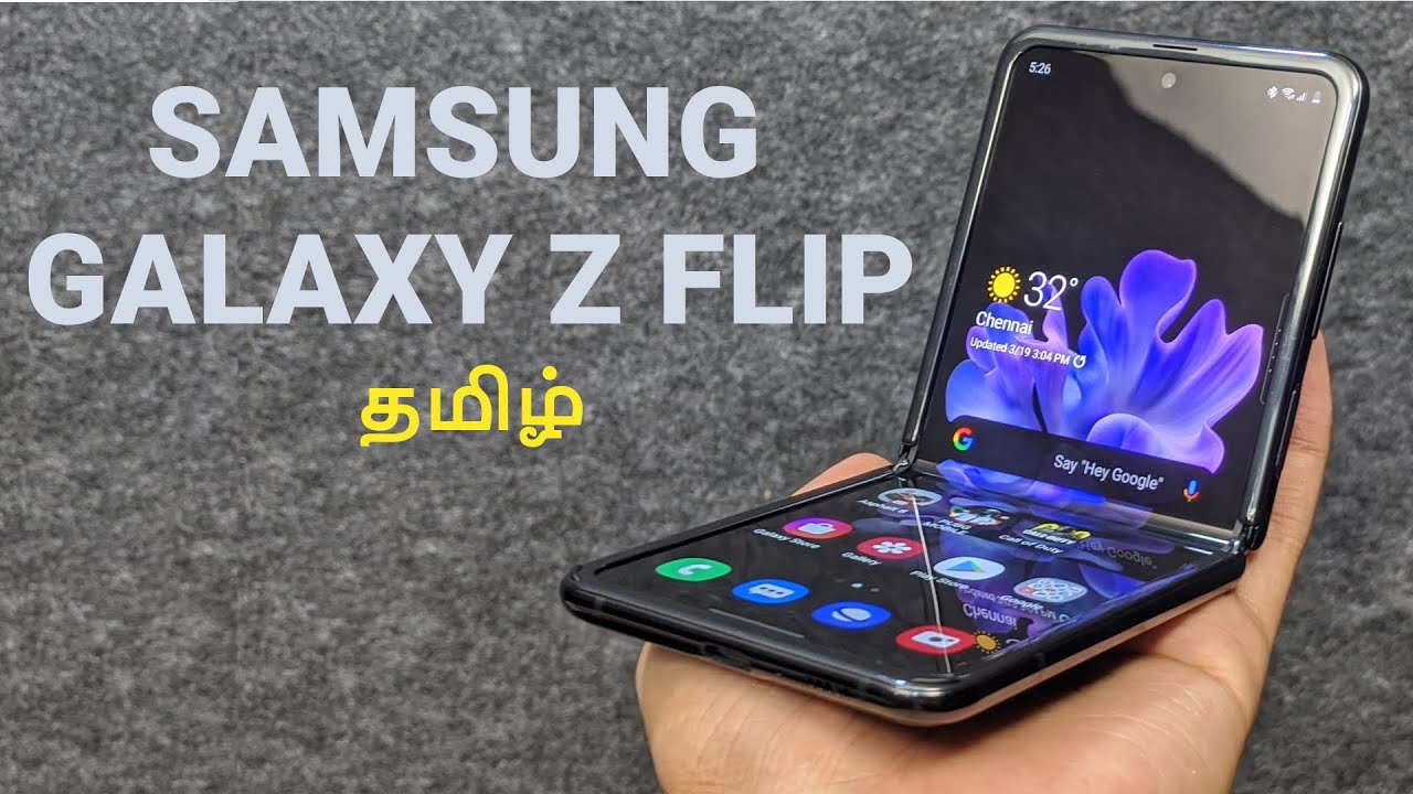 Samsung Galaxy Z Flip Tamil Unboxing and First Impressions