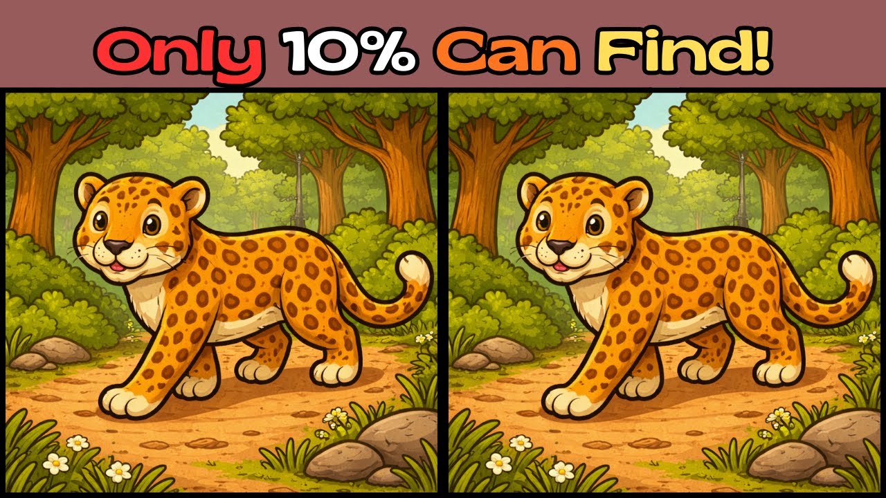 Spot The Difference: Only 10% Can Find!