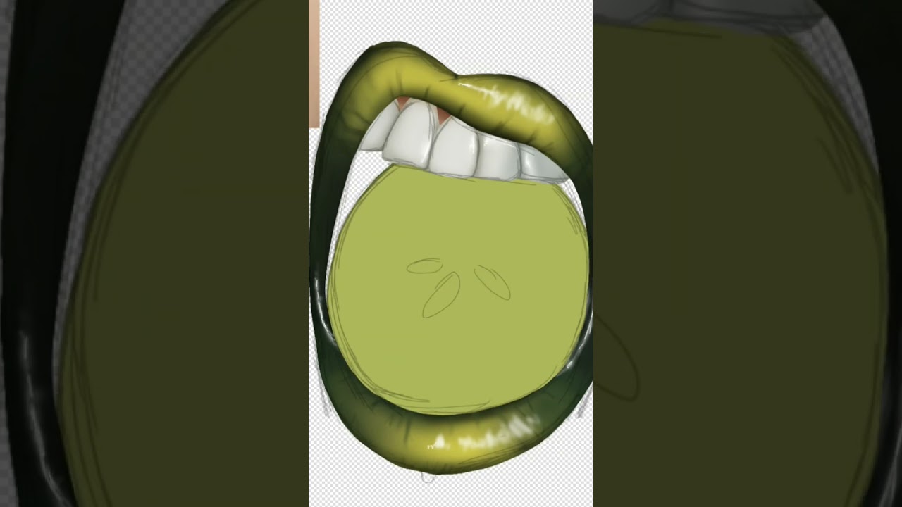 Lemonade lips trend #ibispaintx #art #short #lips