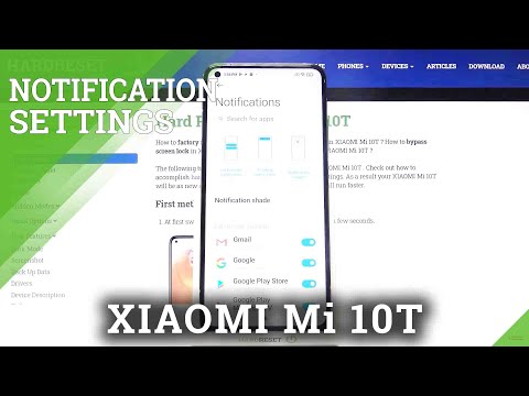 Notifications Settings in XIAOMI Mi 10T – Personalize Notifications