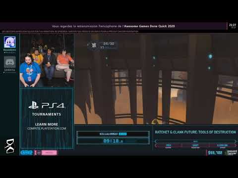 Ratchet & Clank Future: Tools of Destruction en 1:02:03 (Any%) [AGDQ2020]