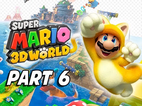 Super Mario 3D World Walkthrough Part 6 - Bowser's Bullet Bill Brigade (100% Stars & Stamps)