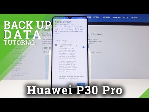 How to Enable Google Backup in HUAWEI P30 Pro - Add Google Account