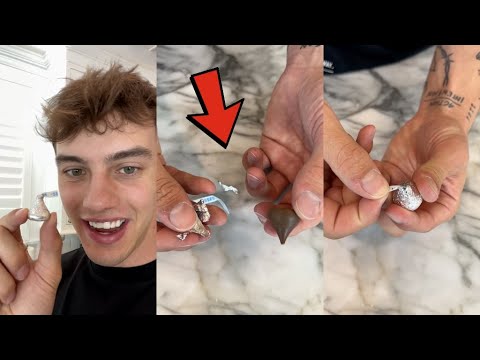 The right way to open a Hershey Kiss! - #Shorts
