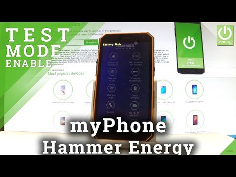 Factory Mode in myPhone Hammer Energy - Test Mode in myPhone