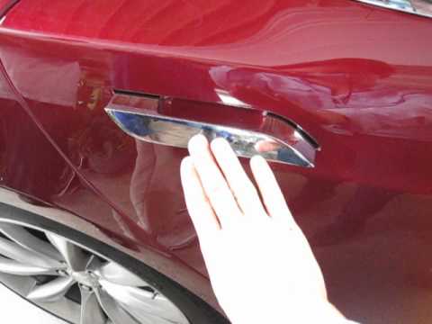 Tesla model s door handle