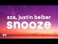 SZA Justin Beiber Snooze Acoustic Lyrics