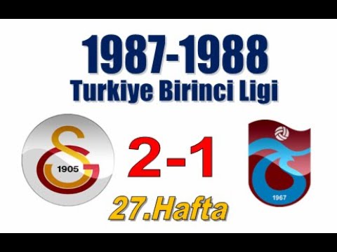 [1988.03.13] 1987-1988 27.Hafta G.Saray - Trabzon 2-1